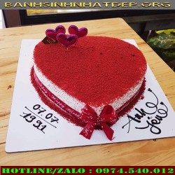 BÁNH KEM TRÁI TIM ĐẸP - XĐ34